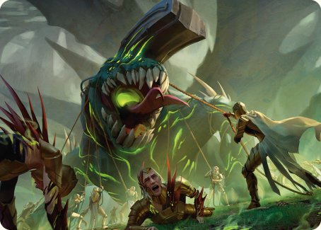 Noxious Assault Art Card [Phyrexia: All Will Be One Art Series] | Black Swamp Games