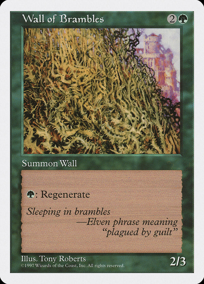 Wall of Brambles [Fifth Edition] | Black Swamp Games