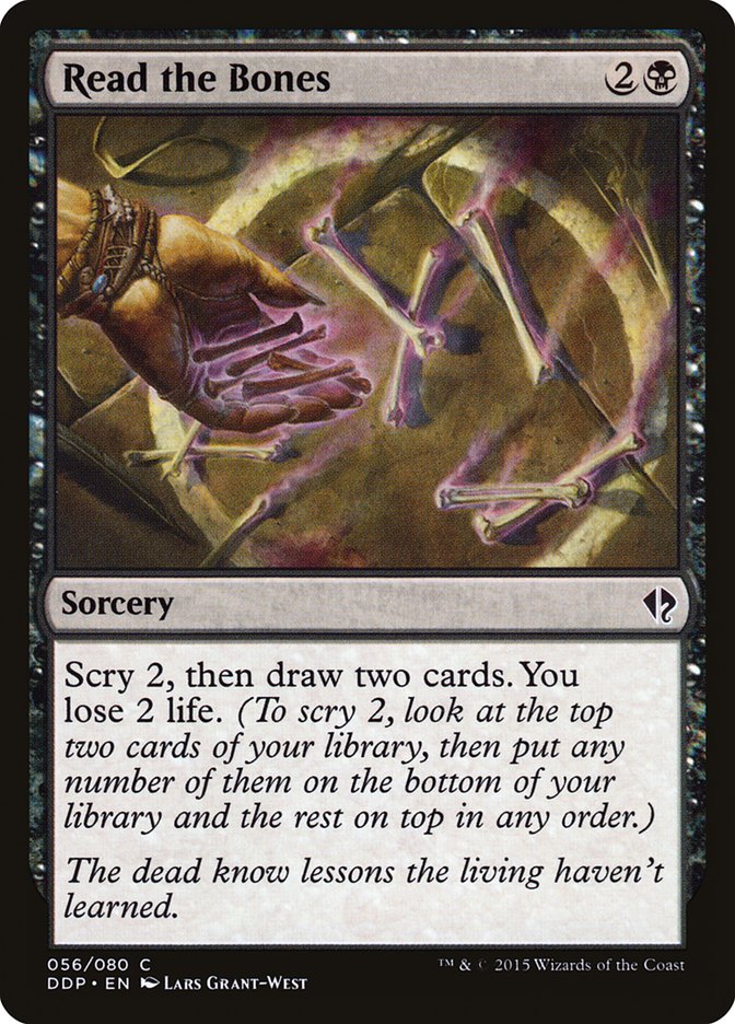 Read the Bones [Duel Decks: Zendikar vs. Eldrazi] | Black Swamp Games