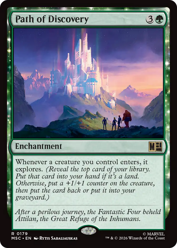 Path of Discovery (Surge Foil) [Marvel Super Heroes Commander] | Black Swamp Games