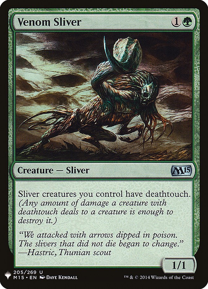 Venom Sliver [Mystery Booster] | Black Swamp Games