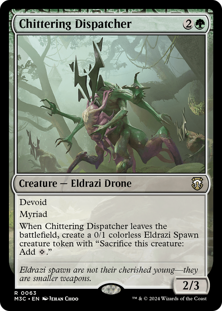 Chittering Dispatcher (Ripple Foil) [Modern Horizons 3 Commander] | Black Swamp Games