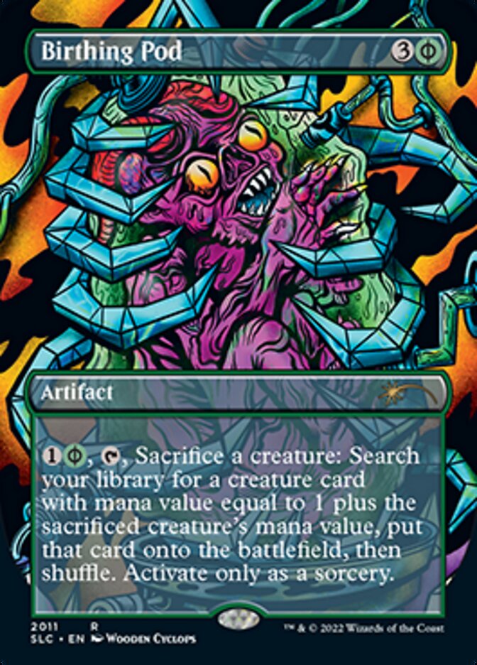 Birthing Pod (Borderless Alternate Art) [Secret Lair Countdown Kit] | Black Swamp Games