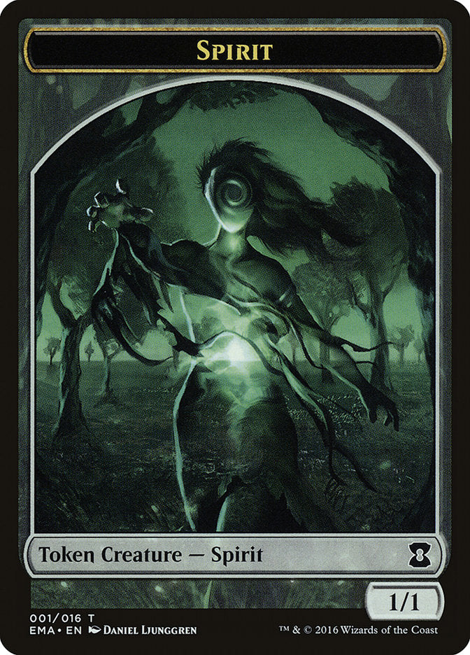 Spirit Token (001/016) [Eternal Masters Tokens] | Black Swamp Games