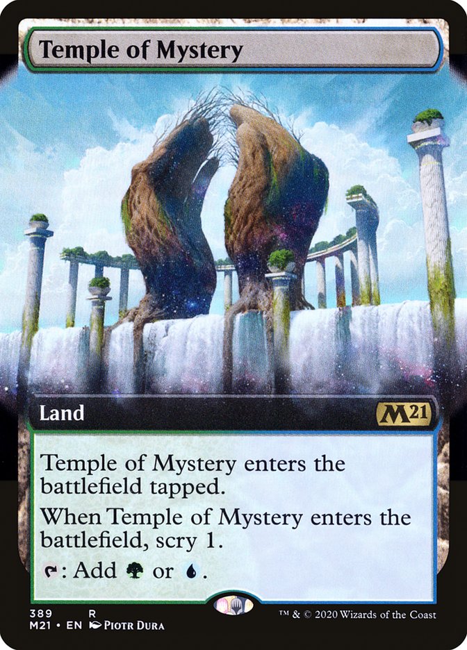 Temple of Mystery (Extended Art) [Core Set 2021] | Black Swamp Games