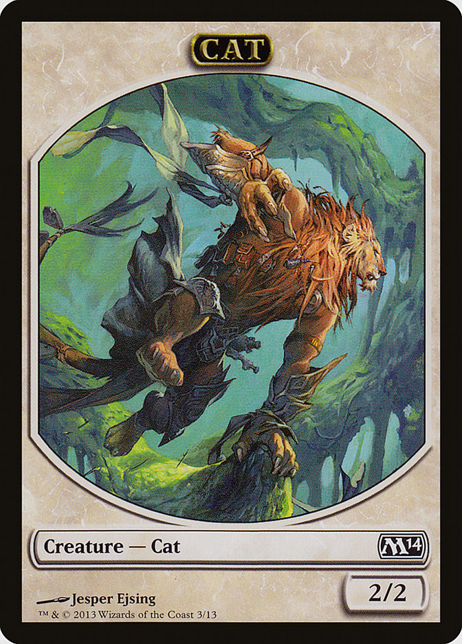 Cat Token [Magic 2014 Tokens] | Black Swamp Games