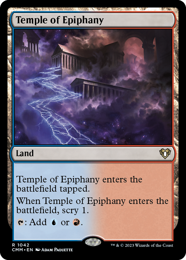 Temple of Epiphany [Commander Masters] | Black Swamp Games