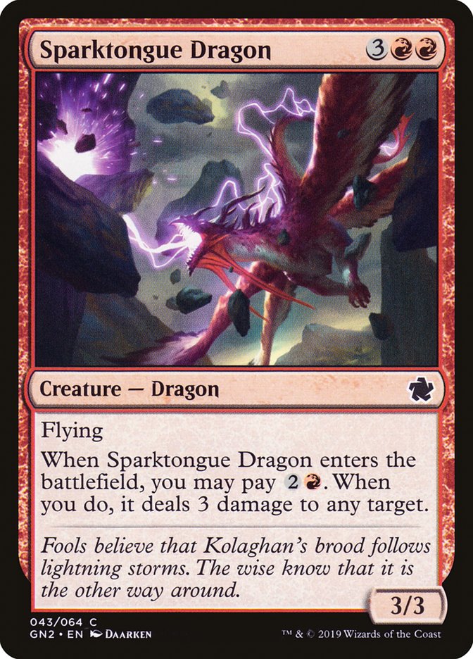 Sparktongue Dragon [Game Night 2019] | Black Swamp Games