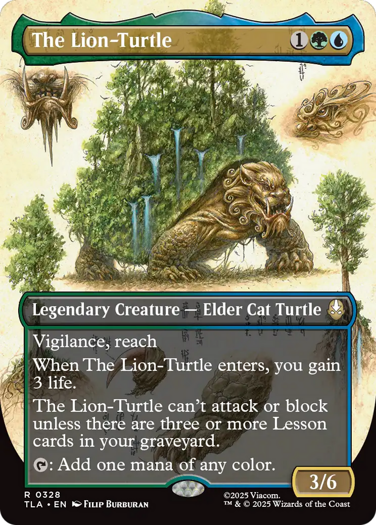 The Lion-Turtle (Borderless) [Avatar: The Last Airbender] | Black Swamp Games