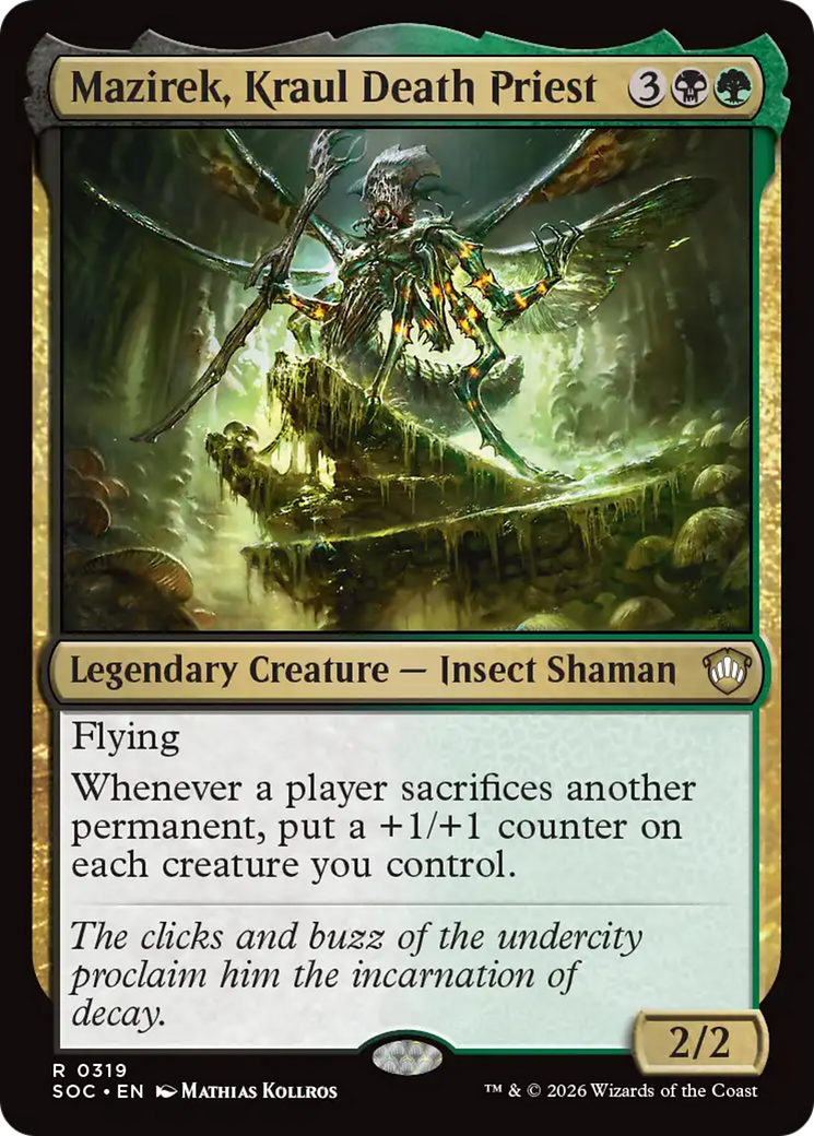 Mazirek, Kraul Death Priest [Secrets of Strixhaven Commander] | Black Swamp Games