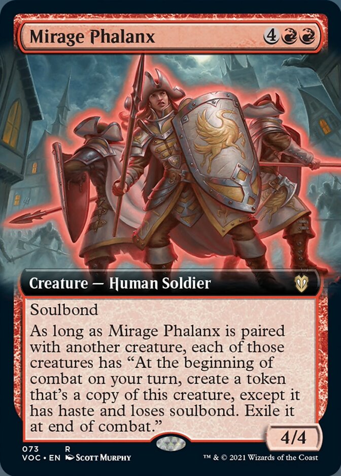 Mirage Phalanx (Extended Art) [Innistrad: Crimson Vow Commander] | Black Swamp Games