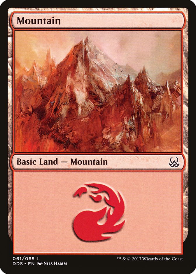 Mountain (61) [Duel Decks: Mind vs. Might] | Black Swamp Games