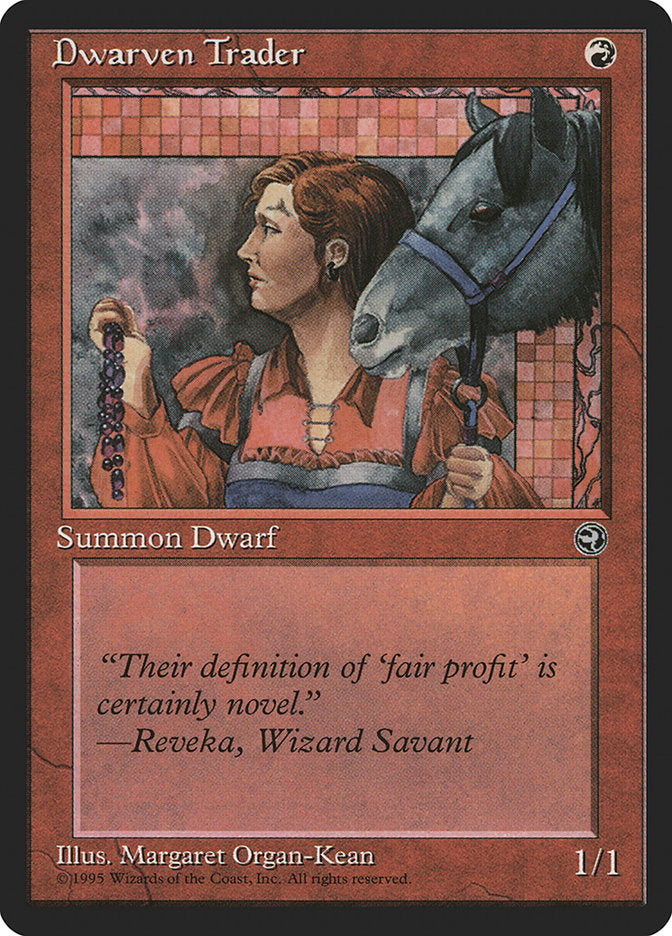 Dwarven Trader (Reveka Flavor Text) [Homelands] | Black Swamp Games