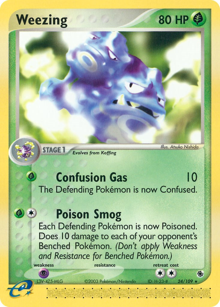 Weezing (24/109) [EX: Ruby & Sapphire] | Black Swamp Games