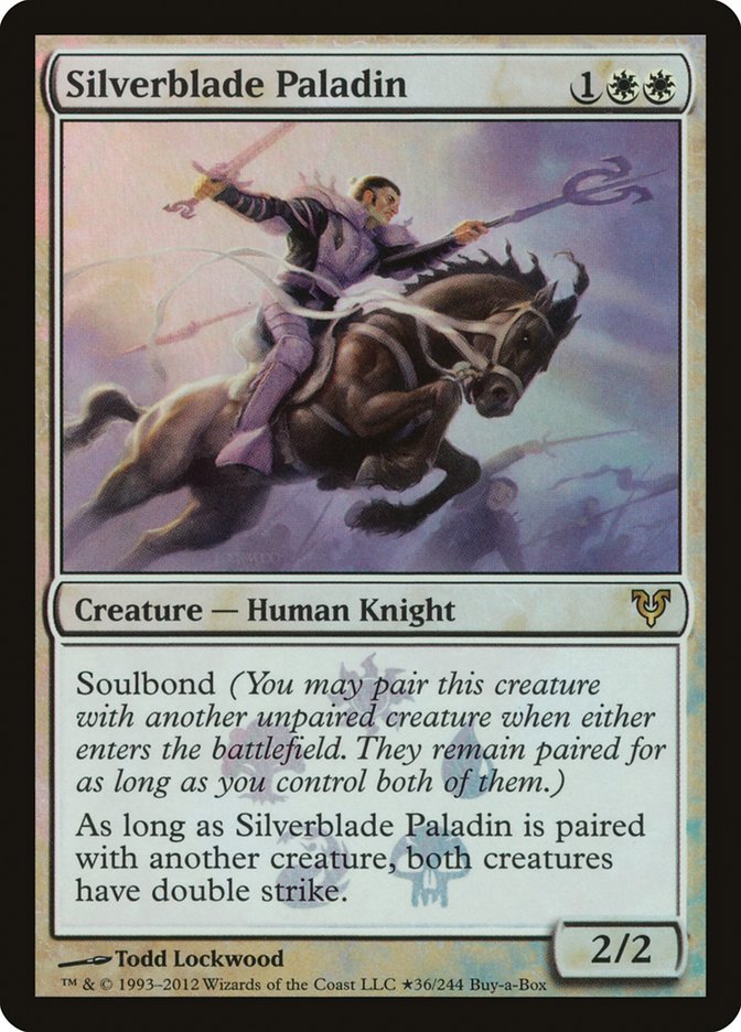 Silverblade Paladin (Buy-A-Box) [Avacyn Restored Promos] | Black Swamp Games