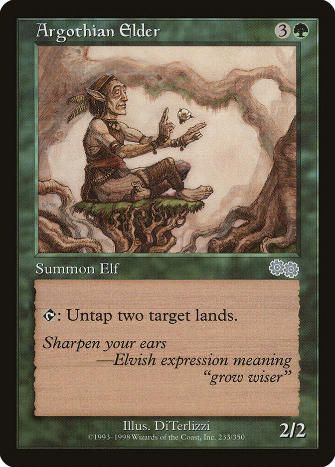 Argothian Elder [Urza's Saga] | Black Swamp Games