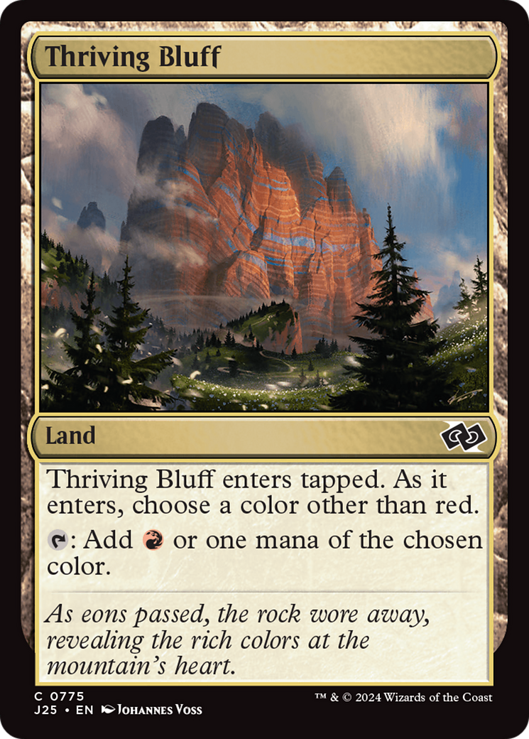 Thriving Bluff [Foundations Jumpstart] | Black Swamp Games