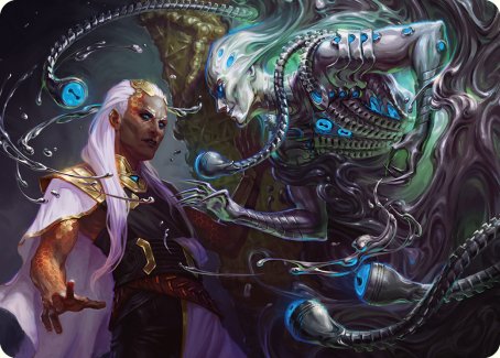 Mirage Mockery Art Card [Phyrexia: All Will Be One Art Series] | Black Swamp Games