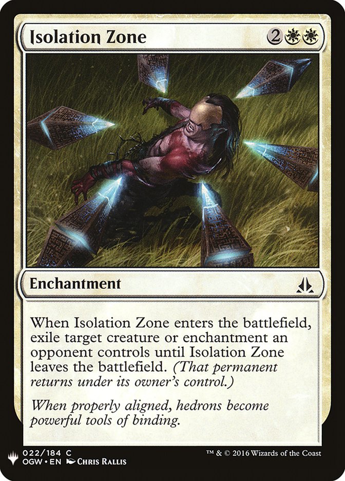 Isolation Zone [Mystery Booster] | Black Swamp Games