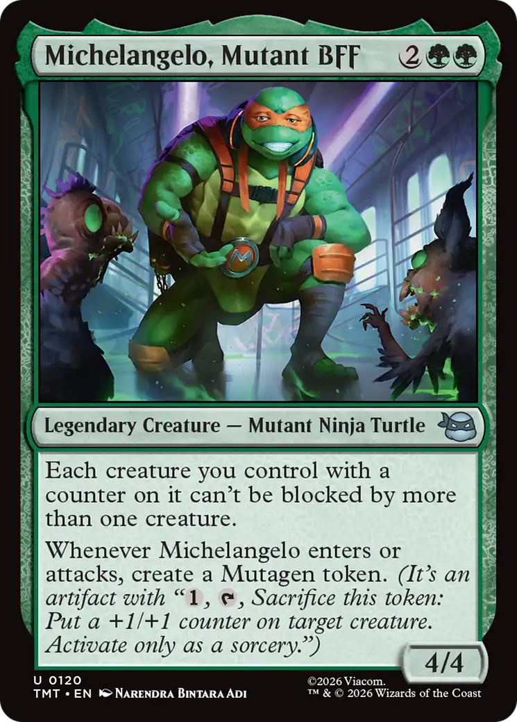 Michelangelo, Mutant BFF [Teenage Mutant Ninja Turtles] | Black Swamp Games