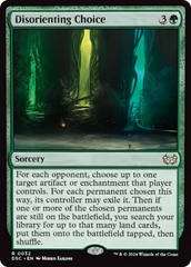 Disorienting Choice (Extended Art) [Duskmourn: House of Horror Commander] | Black Swamp Games