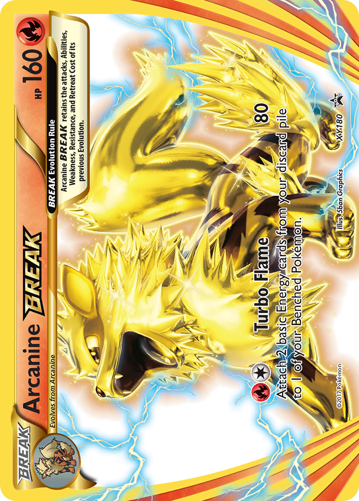 Arcanine BREAK (XY180) [XY: Black Star Promos] | Black Swamp Games