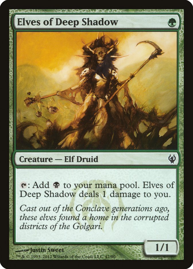 Elves of Deep Shadow [Duel Decks: Izzet vs. Golgari] | Black Swamp Games
