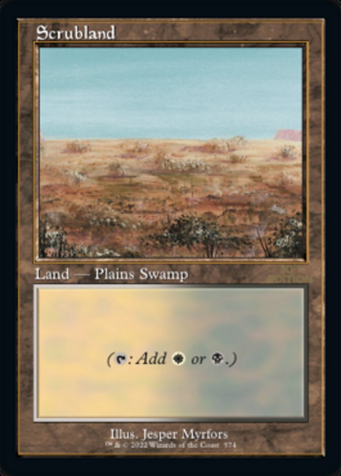 Scrubland (Retro) [30th Anniversary Edition] | Black Swamp Games