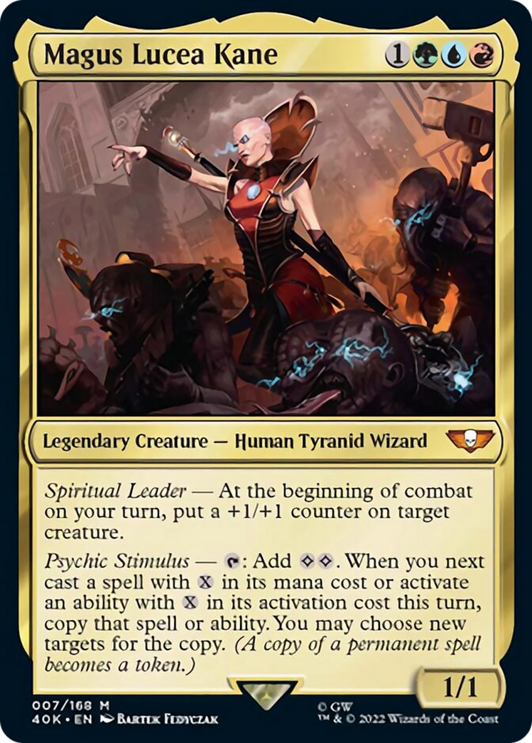 Magus Lucea Kane (Surge Foil) [Warhammer 40,000] | Black Swamp Games