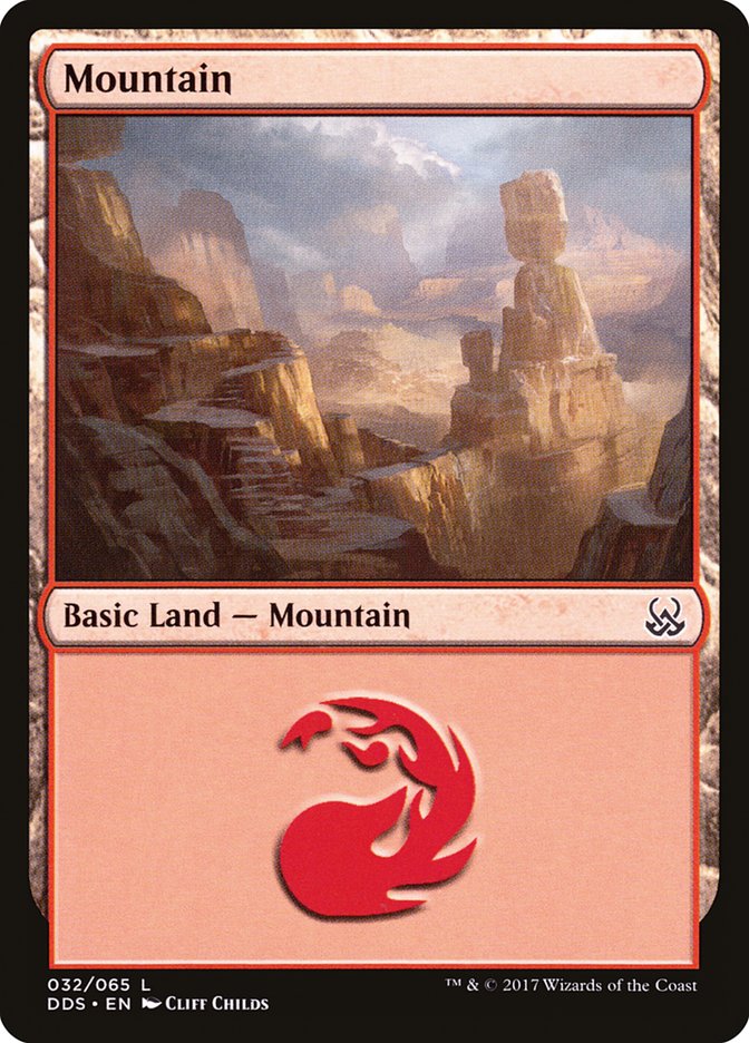 Mountain (32) [Duel Decks: Mind vs. Might] | Black Swamp Games