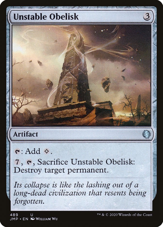 Unstable Obelisk [Jumpstart] | Black Swamp Games