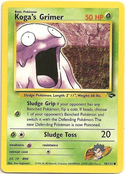 Koga's Grimer (78/132) [Gym Challenge Unlimited] | Black Swamp Games