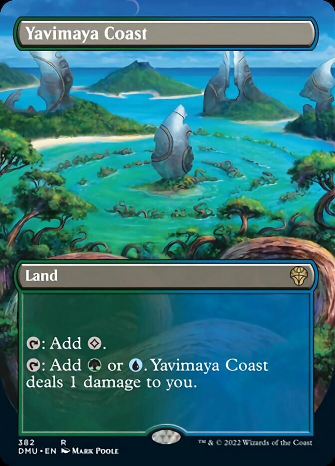 Yavimaya Coast (Borderless Alternate Art) [Dominaria United] | Black Swamp Games