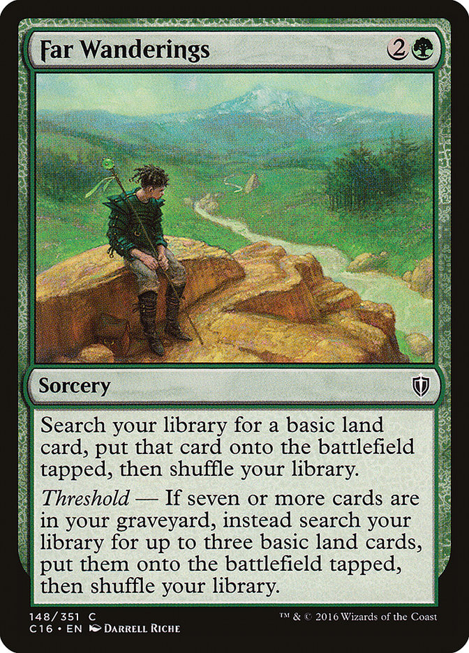 Far Wanderings [Commander 2016] | Black Swamp Games