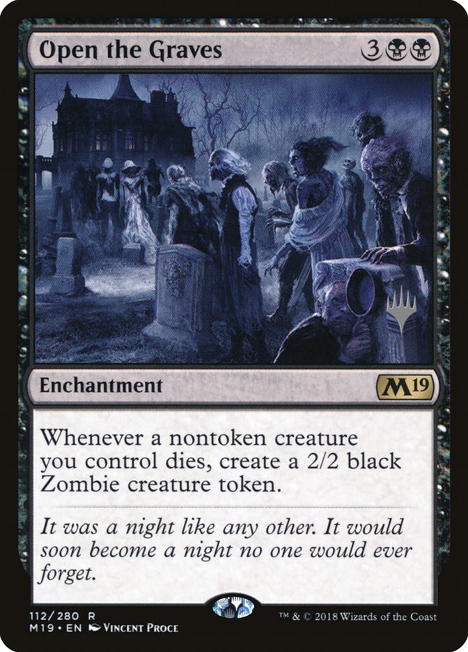Open the Graves (Promo Pack) [Core Set 2019 Promos] | Black Swamp Games
