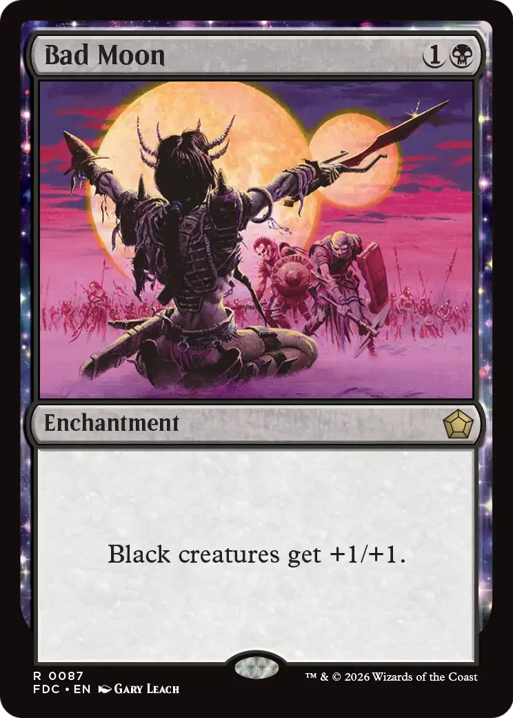Bad Moon [Foundations Commander] | Black Swamp Games