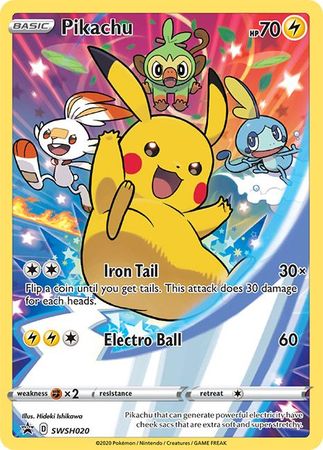 Pikachu (SWSH020) [Sword & Shield: Black Star Promos] | Black Swamp Games