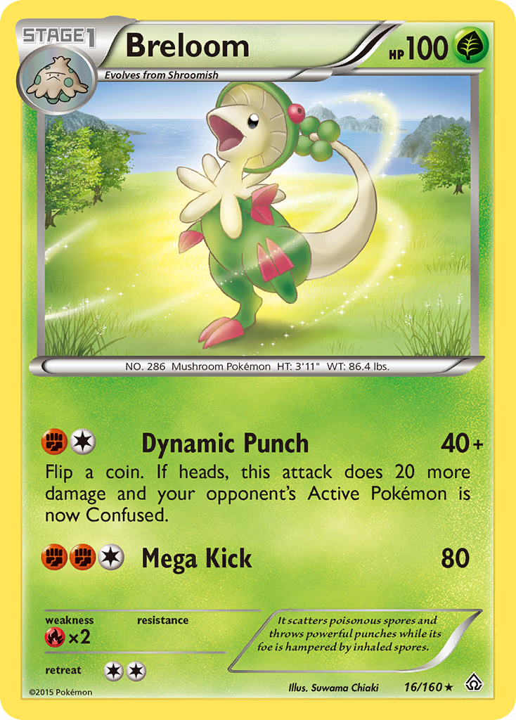 Breloom (16/160) [XY: Primal Clash] | Black Swamp Games
