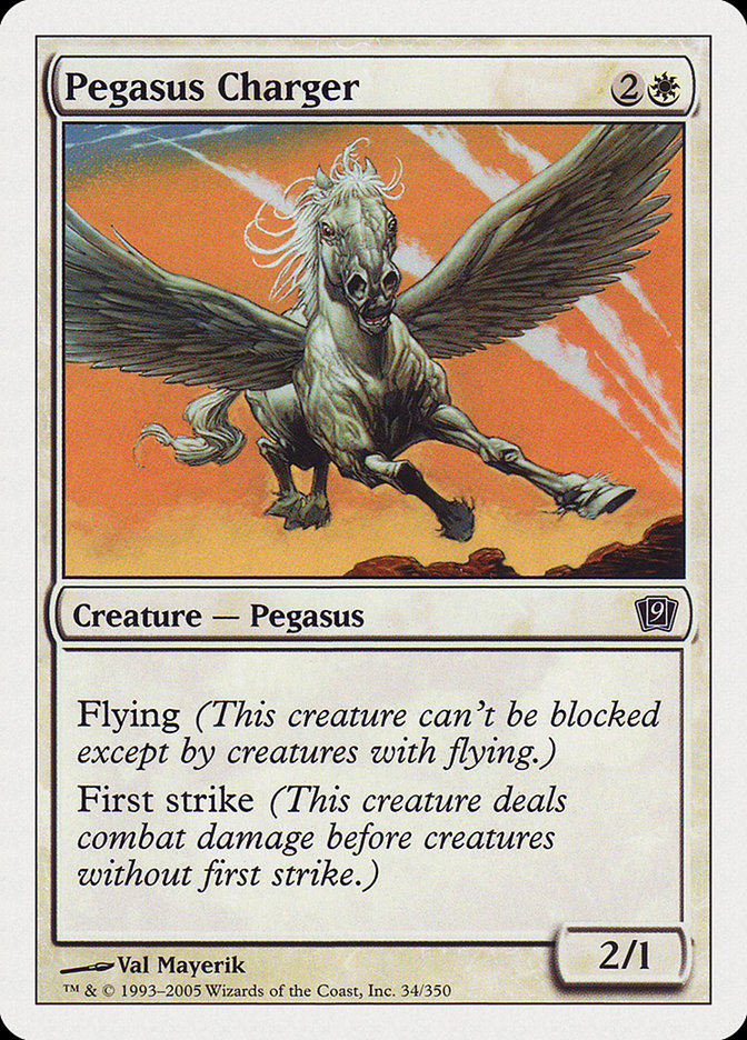 Pegasus Charger [Ninth Edition] | Black Swamp Games