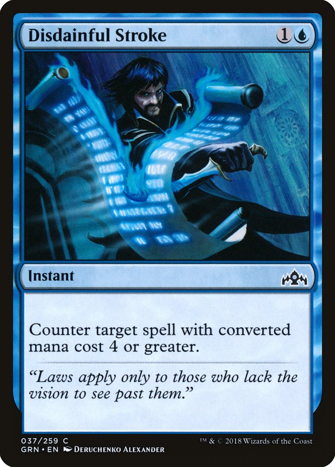 Disdainful Stroke [Guilds of Ravnica] | Black Swamp Games