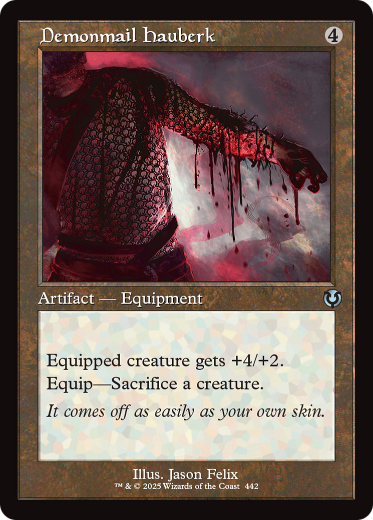 Demonmail Hauberk (Retro Frame) [Innistrad Remastered] | Black Swamp Games