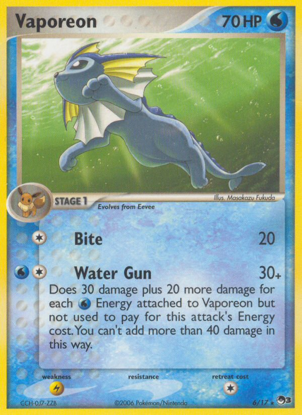 Vaporeon (6/17) [POP Series 3] | Black Swamp Games