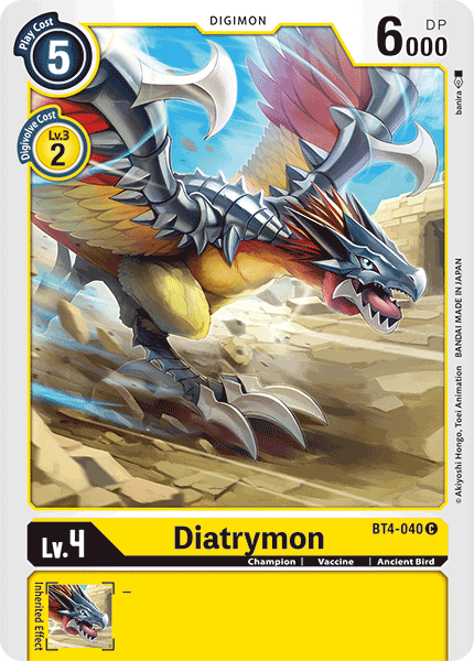 Diatrymon [BT4-040] [Great Legend] | Black Swamp Games