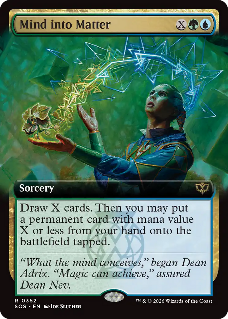 Mind into Matter (Extended Art) [Secrets of Strixhaven] | Black Swamp Games