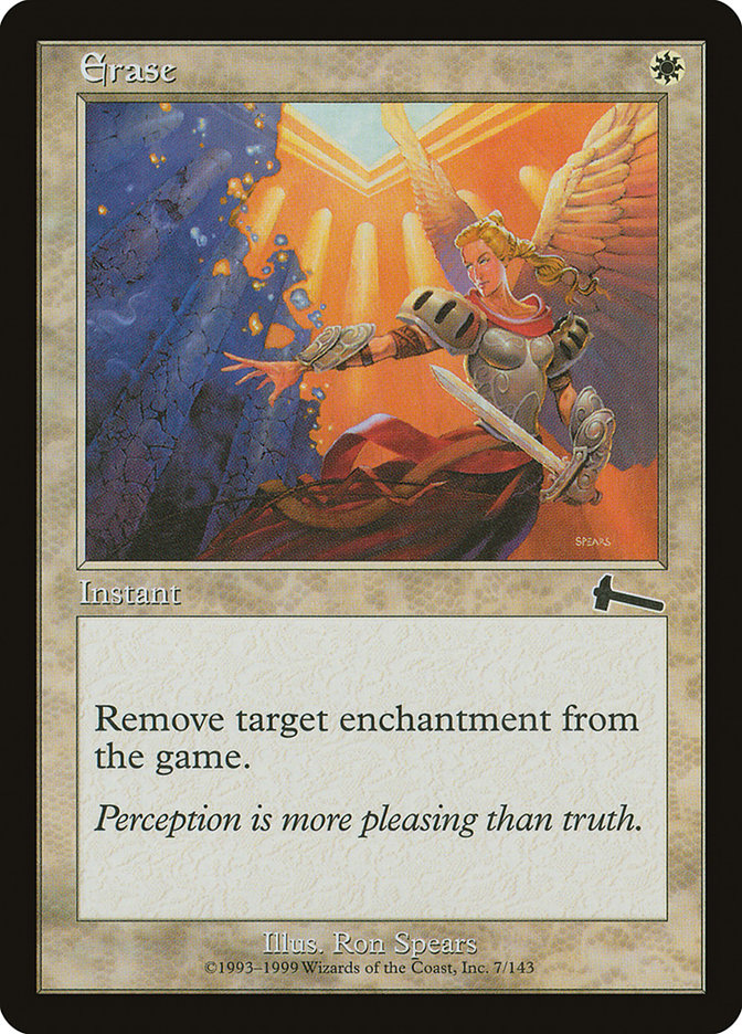 Erase [Urza's Legacy] | Black Swamp Games