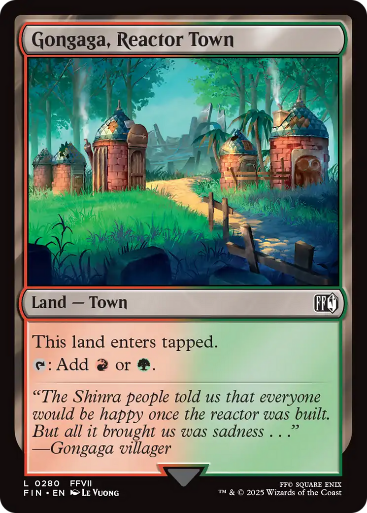 Gongaga, Reactor Town [FINAL FANTASY] | Black Swamp Games