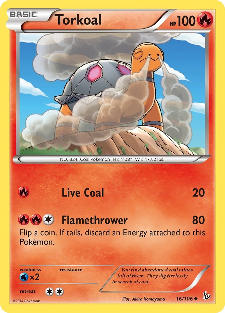 Torkoal (16/106) [XY: Flashfire] | Black Swamp Games