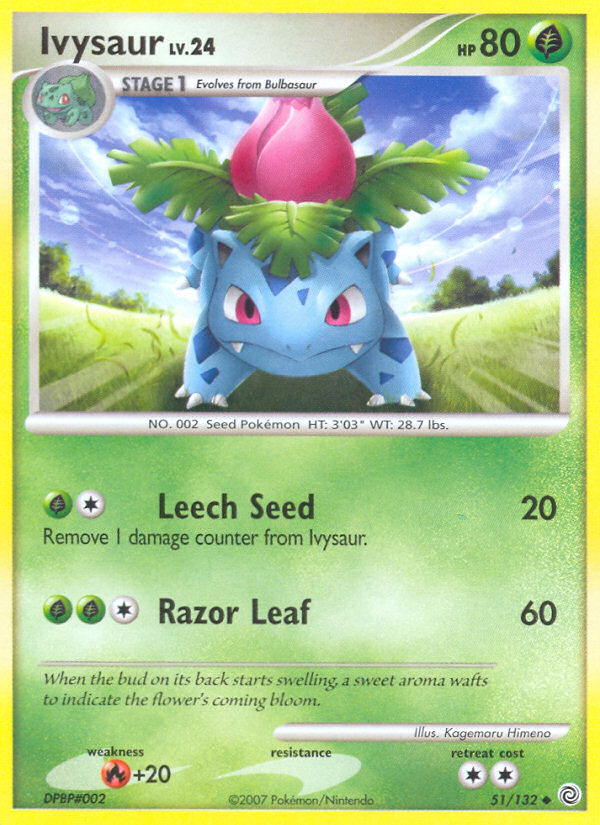 Ivysaur (51/132) [Diamond & Pearl: Secret Wonders] | Black Swamp Games