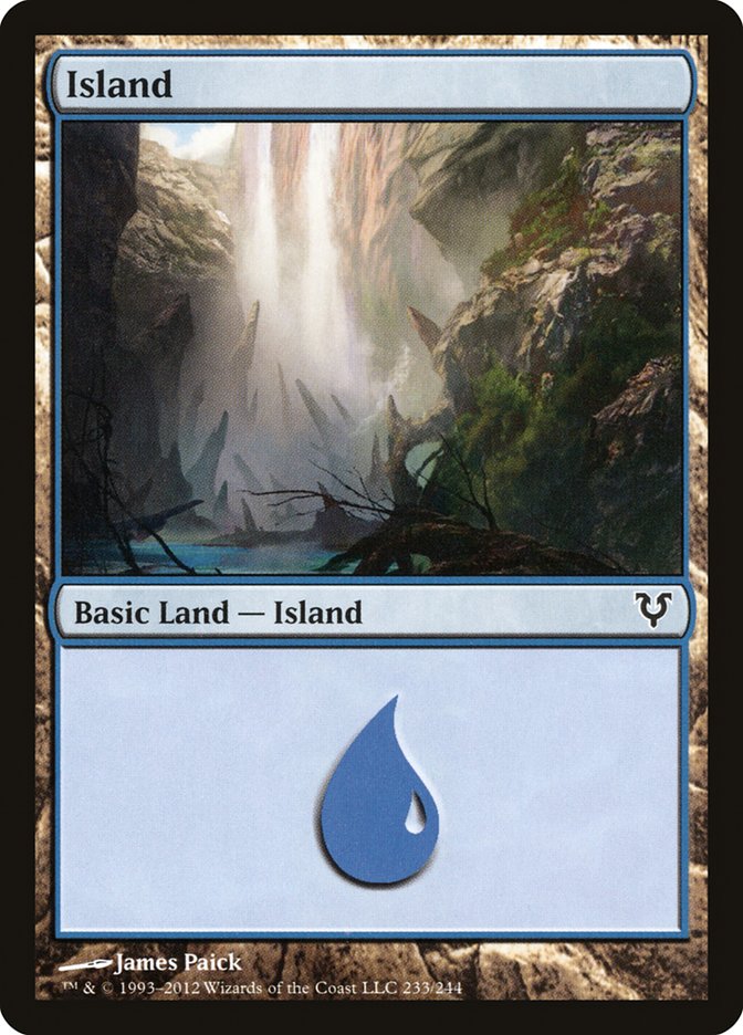 Island (233) [Avacyn Restored] | Black Swamp Games