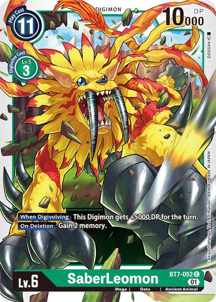 SaberLeomon [BT7-052] [Next Adventure] | Black Swamp Games